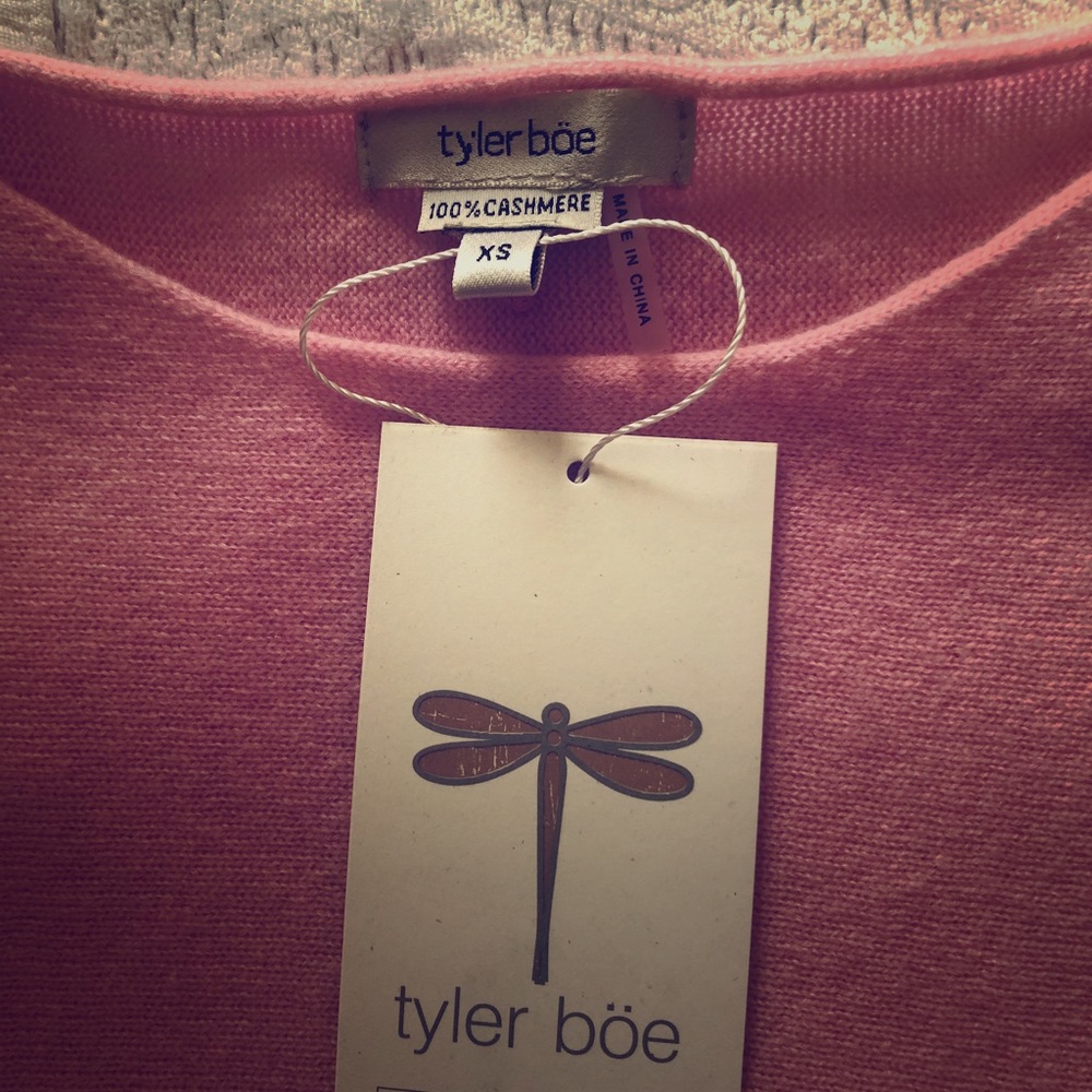 Long sleeve cashmere sweater
